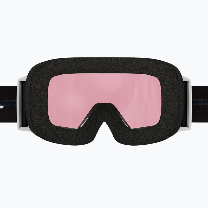 Детска скиорска маска SCOTT Shield white/rose 2