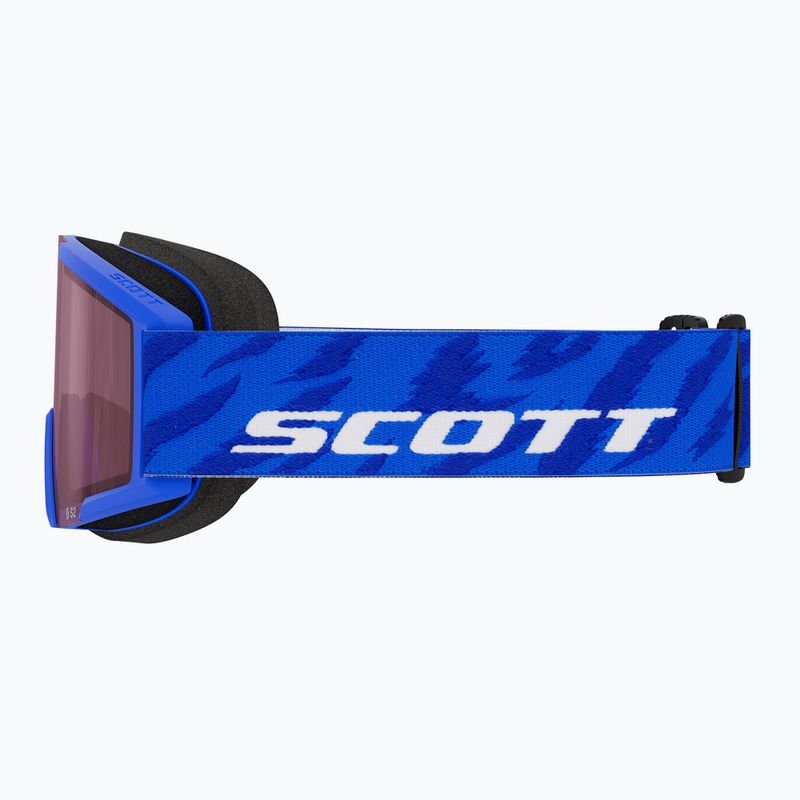 Детска скиорска маска SCOTT Shield blue/white/rose 3