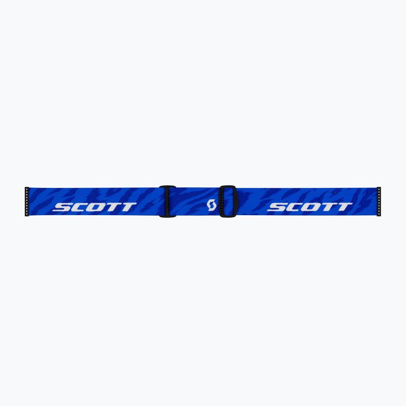 Детска скиорска маска SCOTT Shield blue/white/rose 5