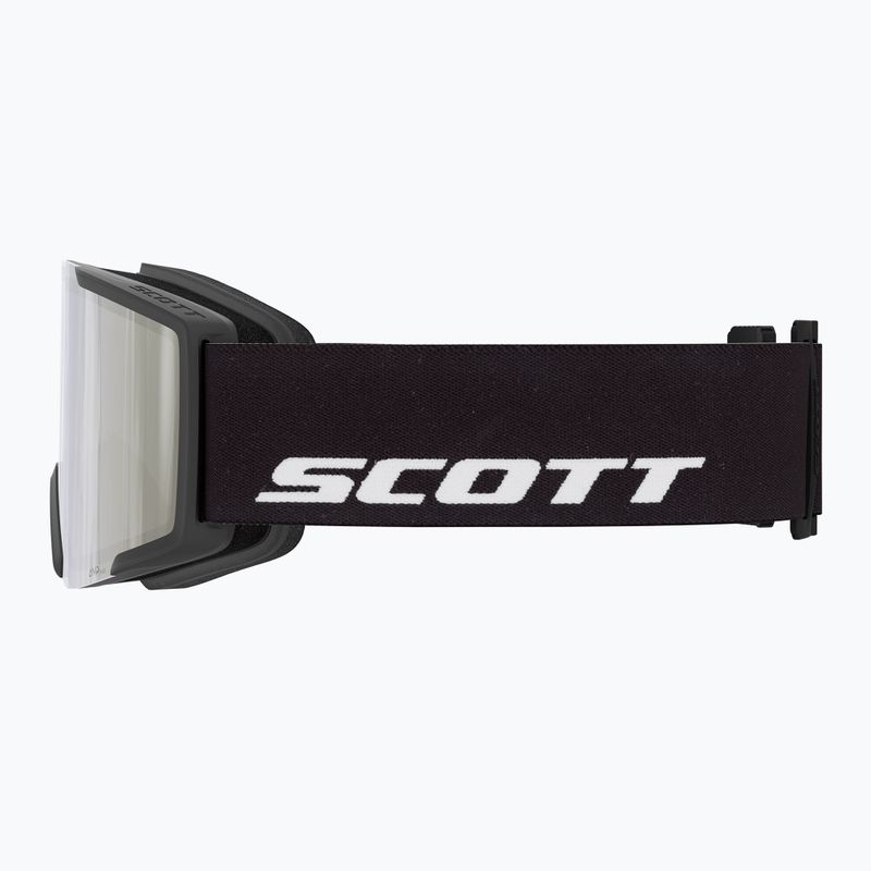Скиорскa маска SCOTT Shield black/amp white chrome 2