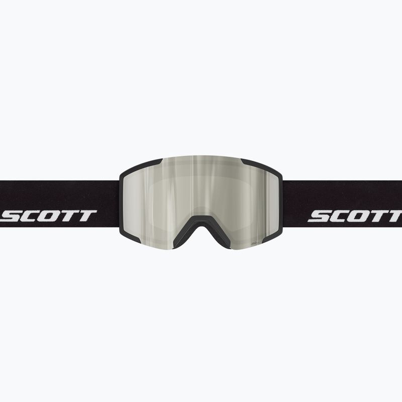 Скиорскa маска SCOTT Shield black/amp white chrome 4