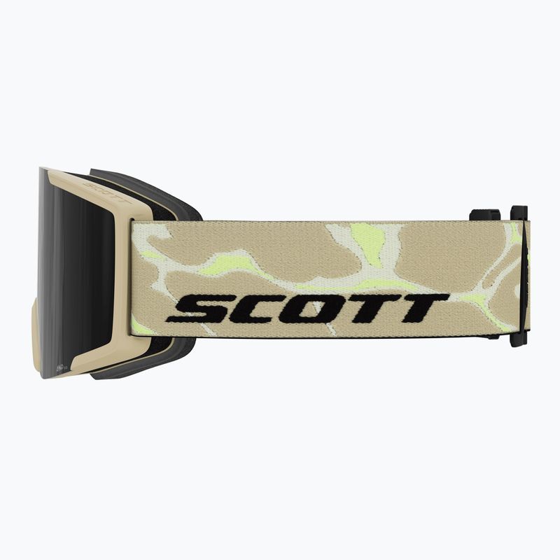 Скиорскa маска SCOTT Shield mojave beige/amp black chrome 2