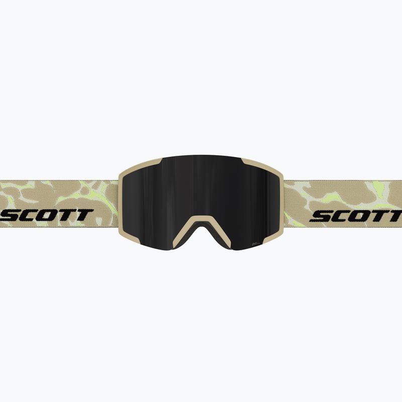 Скиорскa маска SCOTT Shield mojave beige/amp black chrome 4