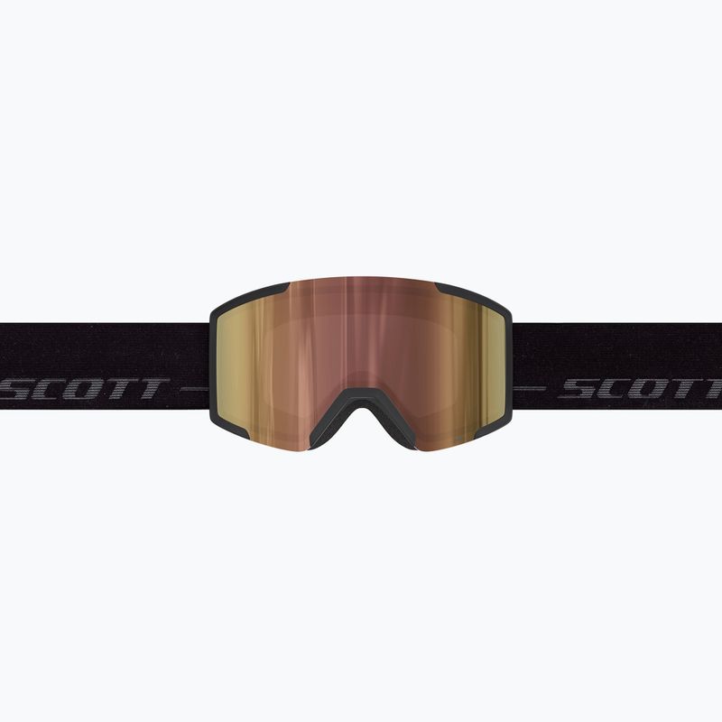 Скиорскa маска SCOTT Shield LS black/fog grey/amp ls cinnamon chrome 3