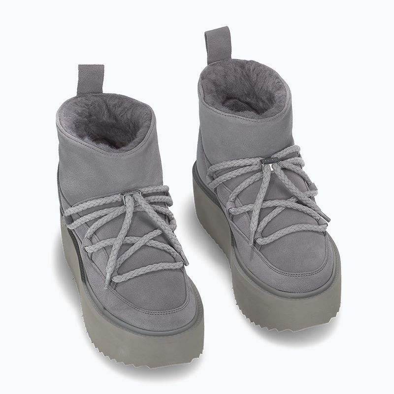 Дамски ботуши за сняг INUIKII Classic Low Platform grey 10