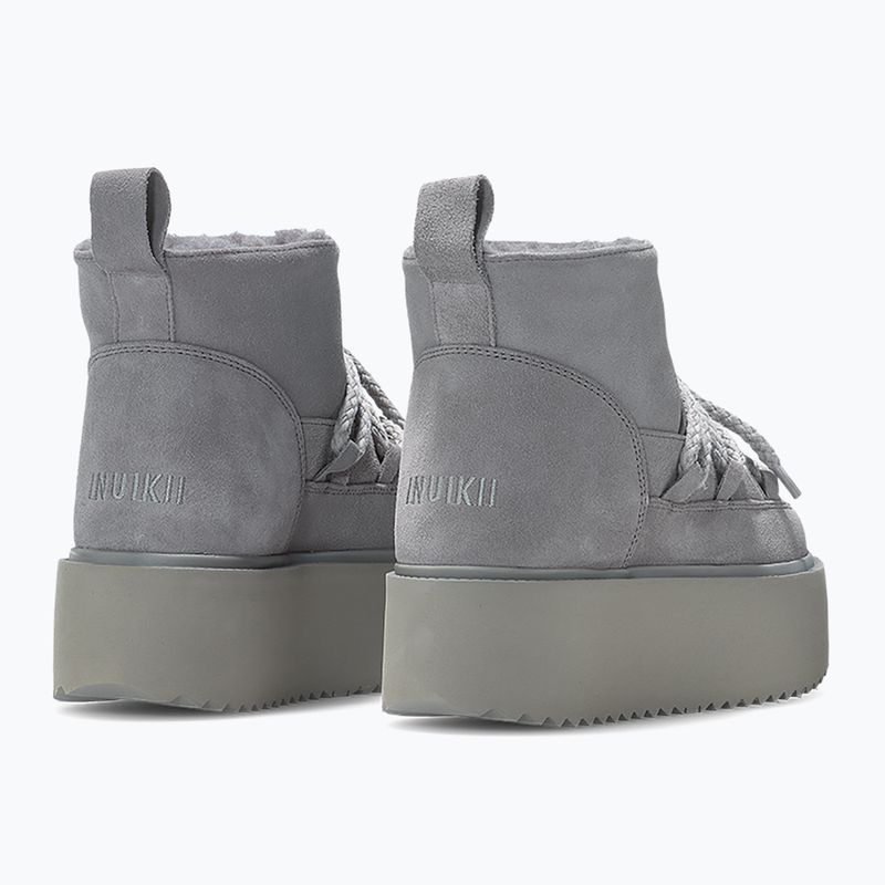 Дамски ботуши за сняг INUIKII Classic Low Platform grey 11