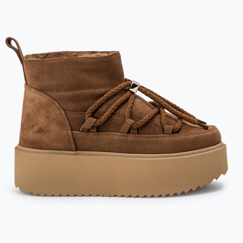 Дамски ботуши за сняг INUIKII Classic Low Platform brown 2