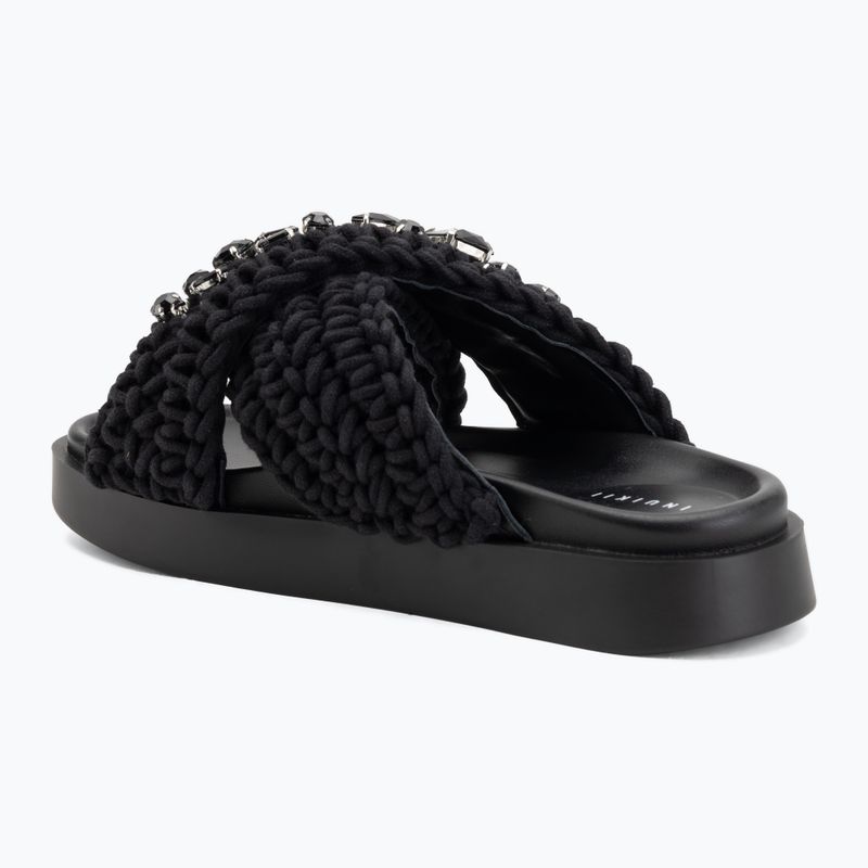 Дамски чехли INUIKII Woven Stones black 3