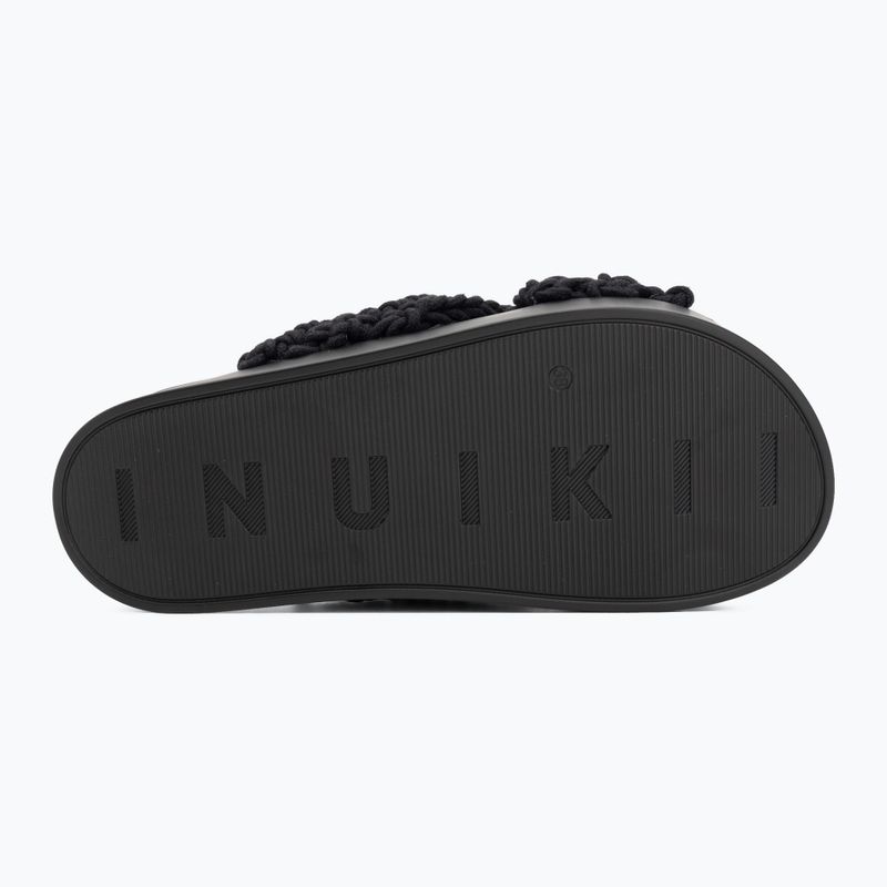 Дамски чехли INUIKII Woven Stones black 4
