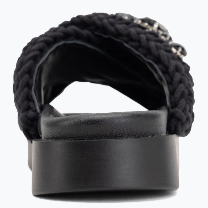 Дамски чехли INUIKII Woven Stones black 6