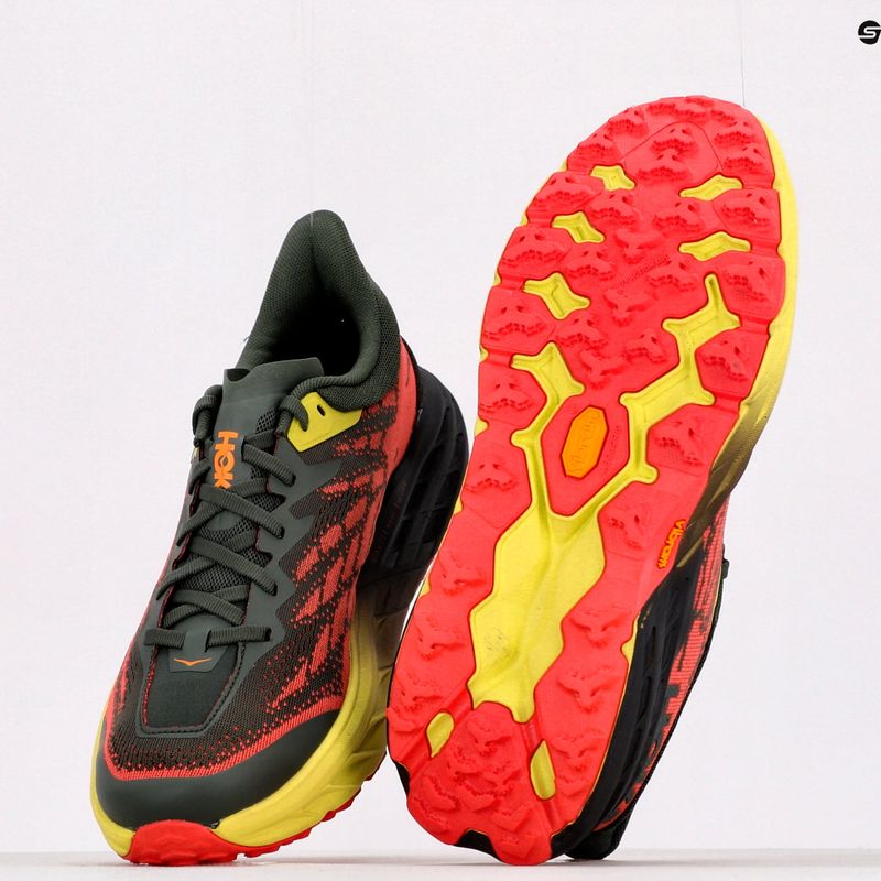 Мъжки обувки за бягане HOKA Speedgoat 5 thyme/fiesta 15