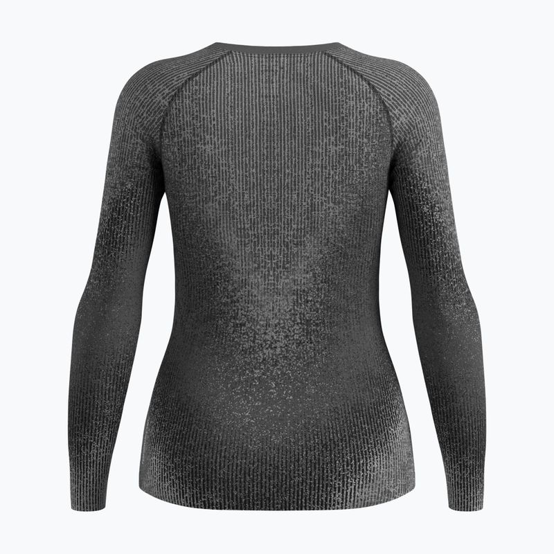 Дамски термоактивен лонгслив Odlo Performance Warm Blackcomb Bl Top Crew Neck black 2