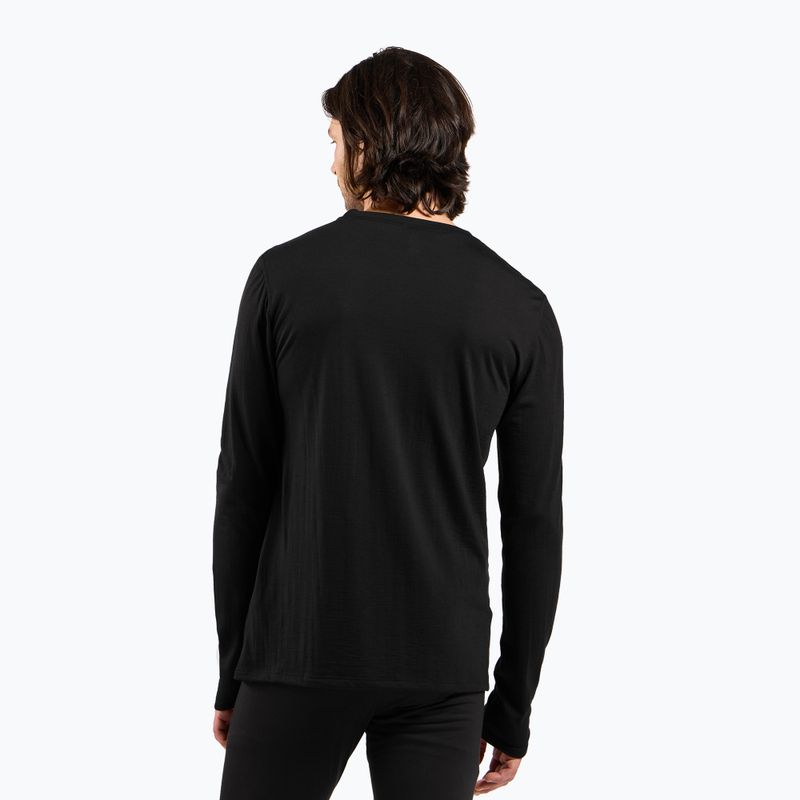 Мъжка термоактивна блуза ODLO Merino 160 Bl Top Crew Neck black 3