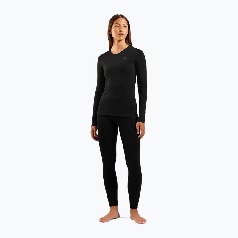 Дамски термоактивен панталон ODLO Merino 160 Bl Bottom Long black 2