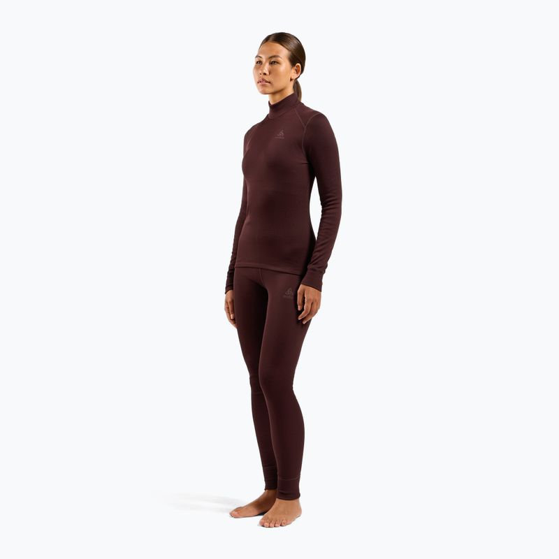 Дамски термо панталони ODLO Active Warm Bl Bottom Long fudge 2