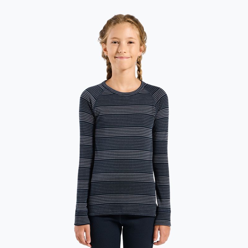 Детски комплект термобельо ODLO Active Warm Eco dark sapphire 2