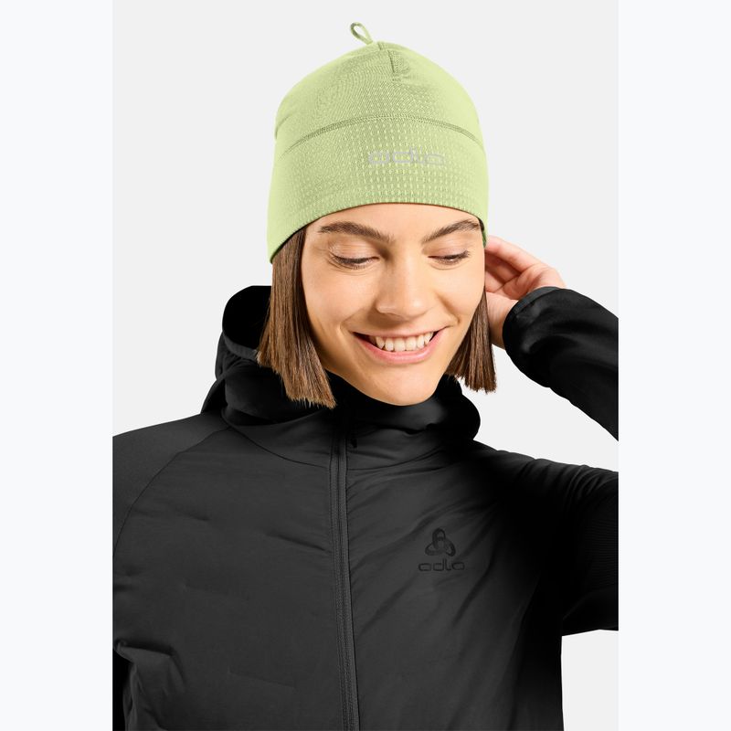 Зимна шапка ODLO Polyknit Warm Reflective shadow lime 4