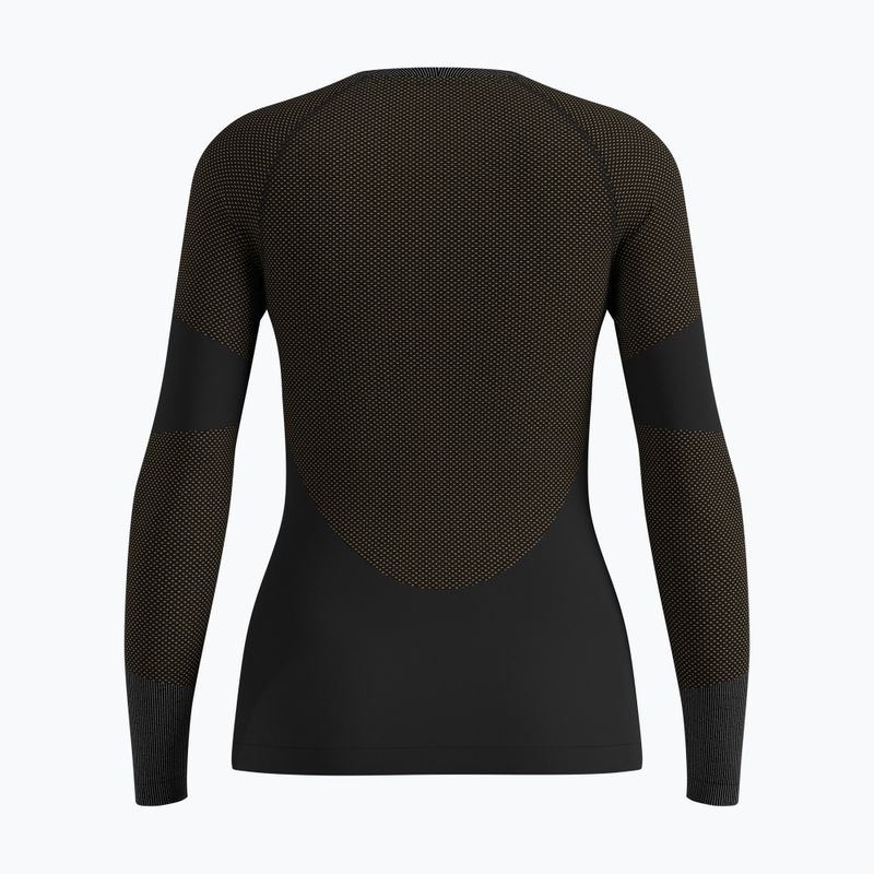 Дамска термоактивна блуза с дълъг ръкав ODLO Fundamentals Performance Warm Bl Top Crew Neck black 2