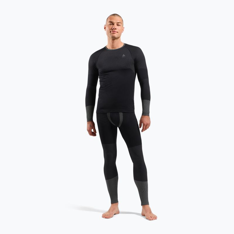 Мъжка термоактивна блуза ODLO Fundamentals Performance Warm Bl Top Crew Neck black 2
