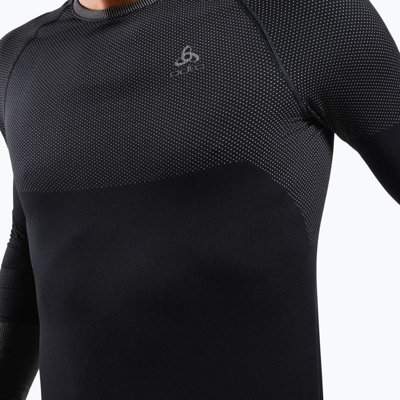 Мъжка термоактивна блуза ODLO Fundamentals Performance Warm Bl Top Crew Neck black 4