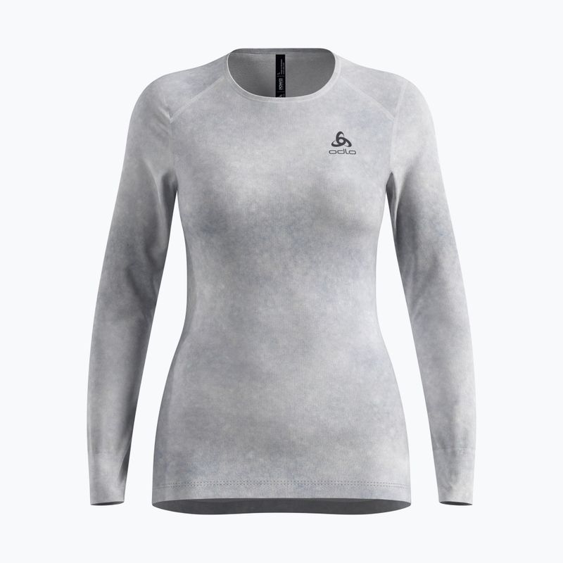 Дамска термоактивна блуза ODLO Active Warm X Pow Bl Top Crew Neck odlo silver grey
