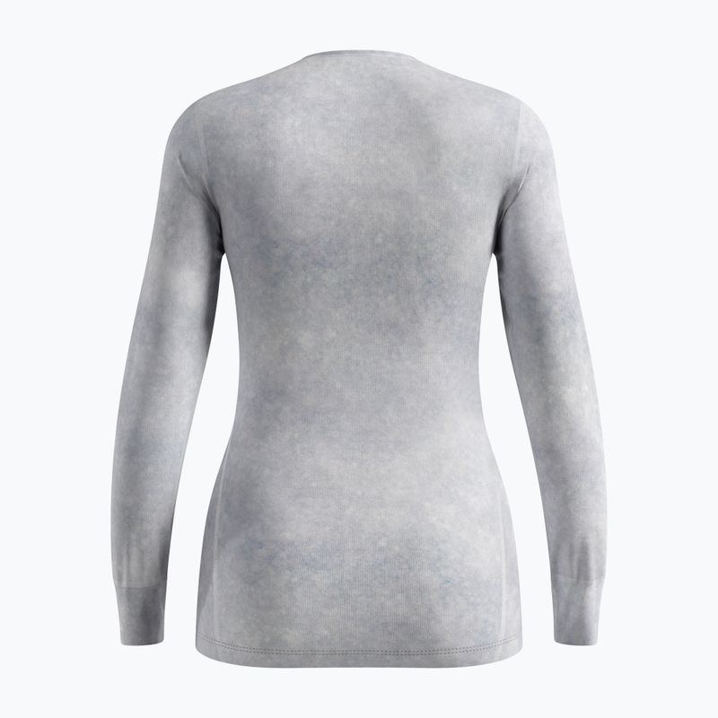 Дамска термоактивна блуза с дълъг ръкав ODLO Active Warm X Pow Bl Top Crew Neck odlo silver grey 2