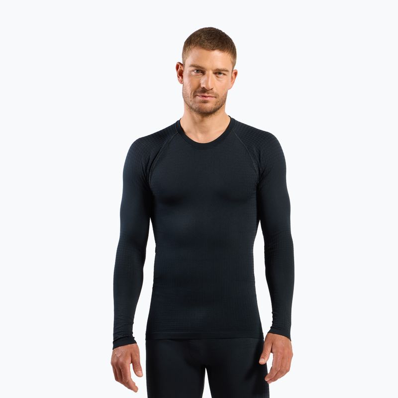 Мъжки термоактивен суитшърт ODLO Performance Warm Bl Top Crew Neck black