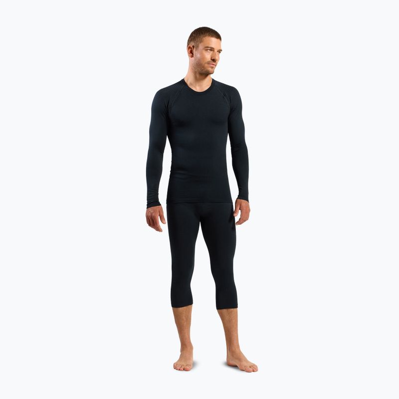 Мъжки термоактивен суитшърт ODLO Performance Warm Bl Top Crew Neck black 2