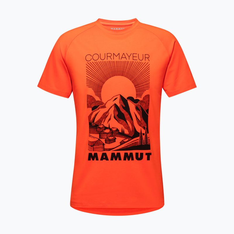 MAMMUT Mountain мъжка риза за трекинг оранжева 4