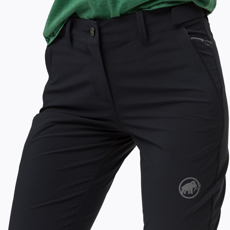 Дамски панталони за трекинг MAMMUT Runbold black 4