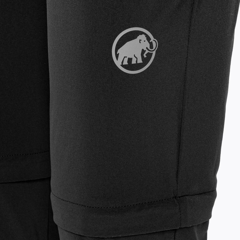 Дамски панталони за трекинг Mammut Runbold Zip Off black 7