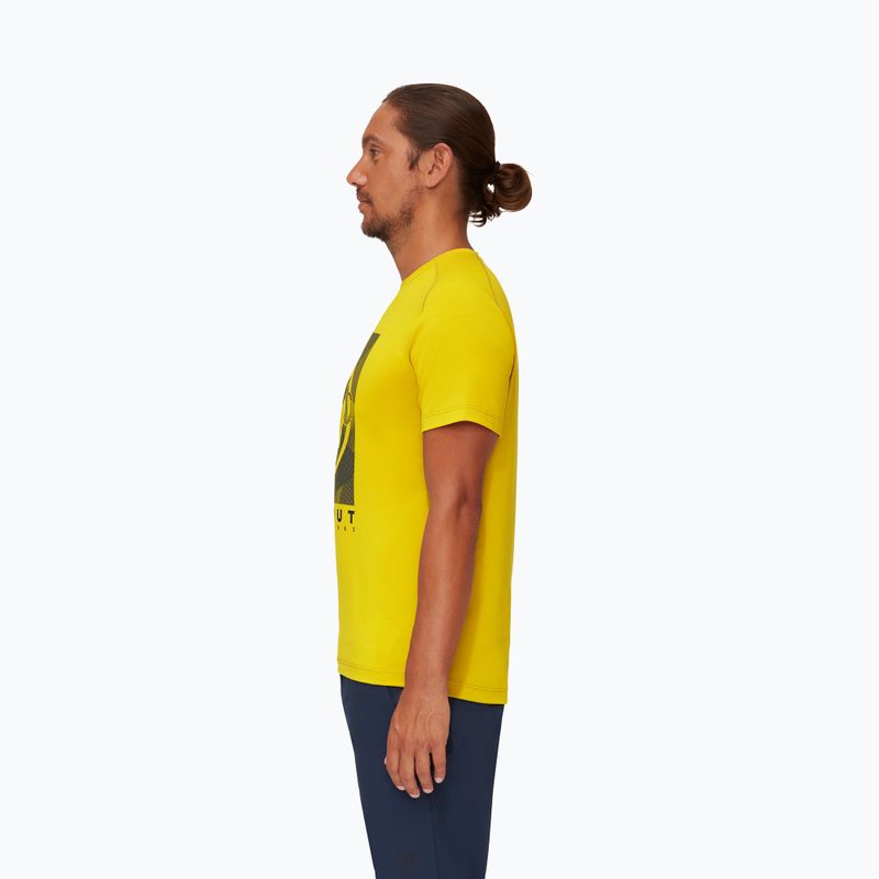 Мъжка риза за трекинг MAMMUT Trovat yellow 2