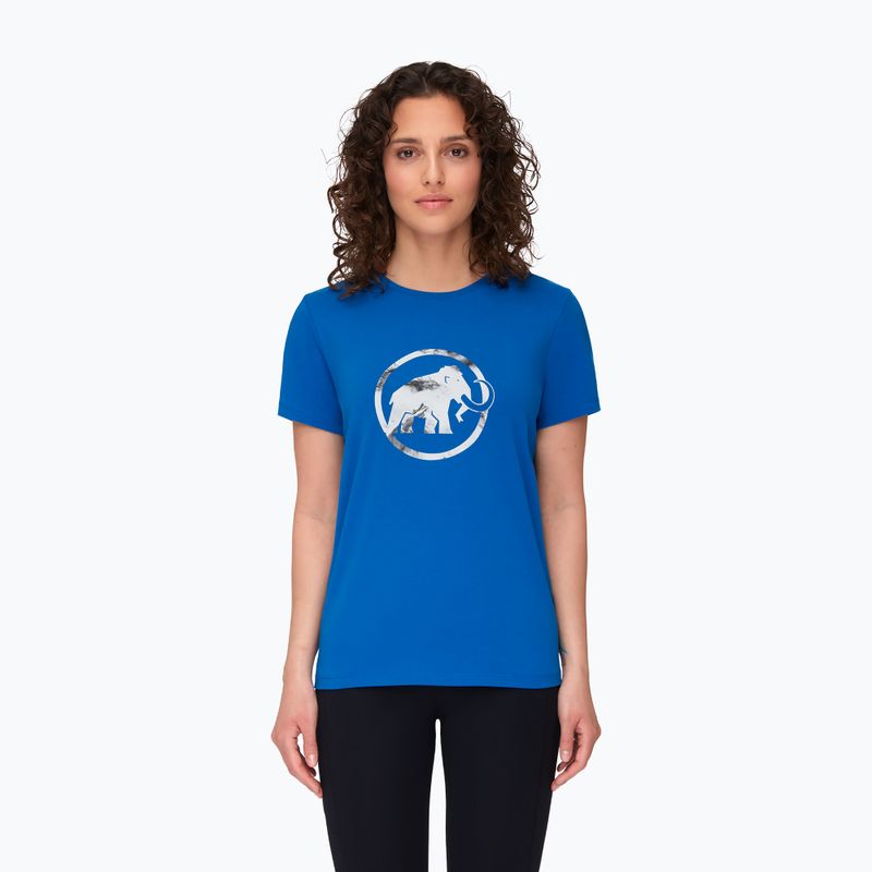 Дамска тениска за трекинг MAMMUT Graphic blue