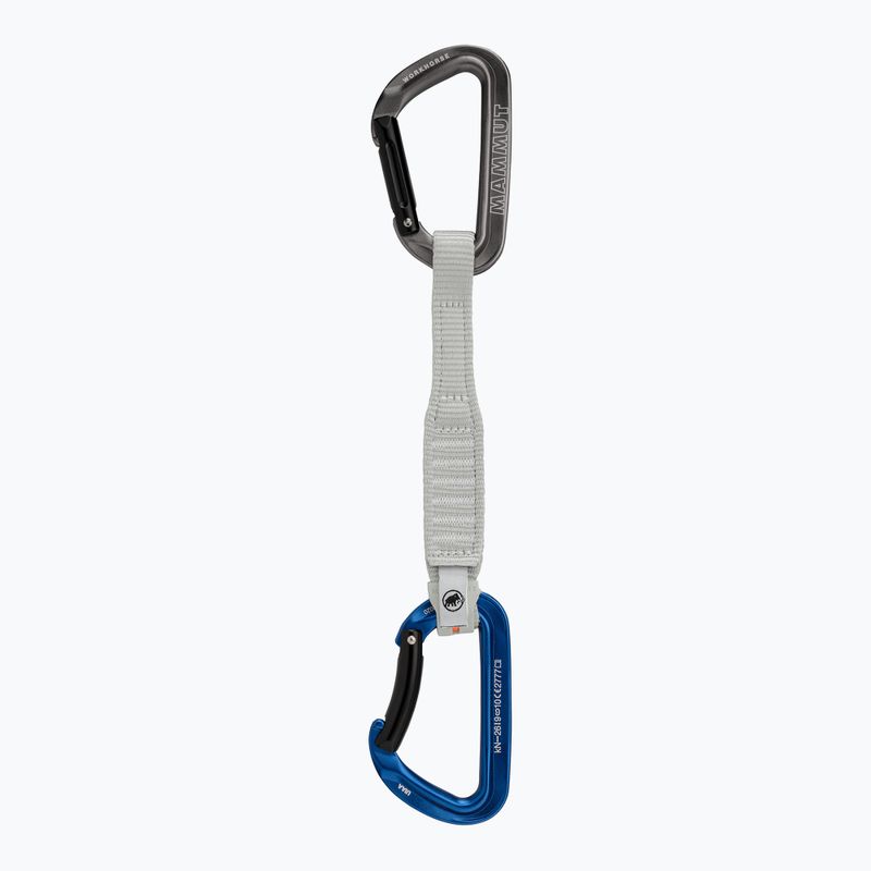 Mammut Workhorse Keylock Quickdraw 17 cm сиво/синьо катерене експрес