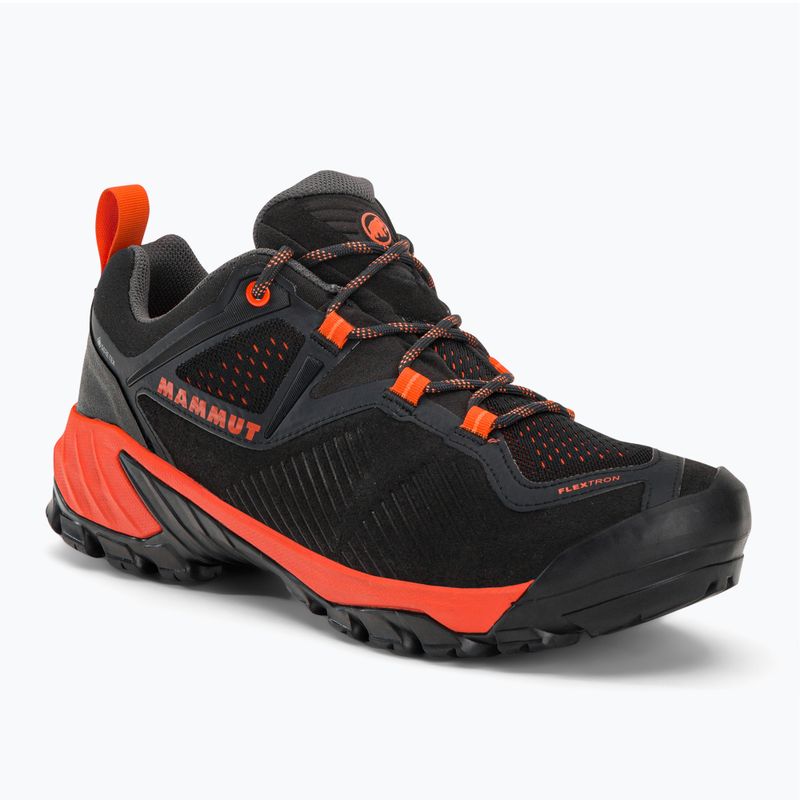 Мъжки ботуши за трекинг Mammut Sapuen Low GTX black/hot red