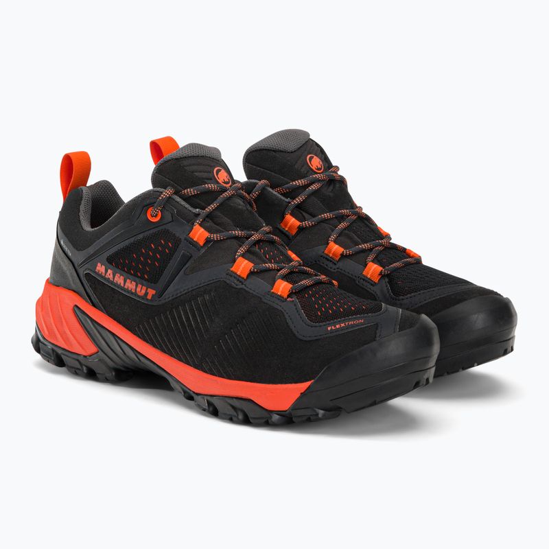 Мъжки ботуши за трекинг Mammut Sapuen Low GTX black/hot red 4