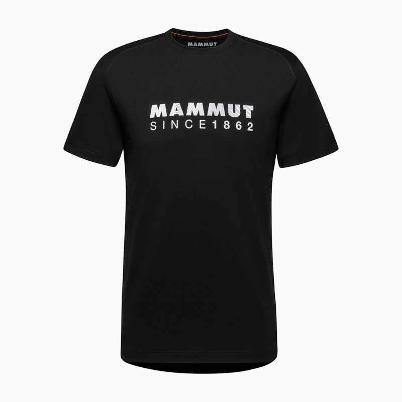 Мъжка тениска Mammut Trovat Logo black 4