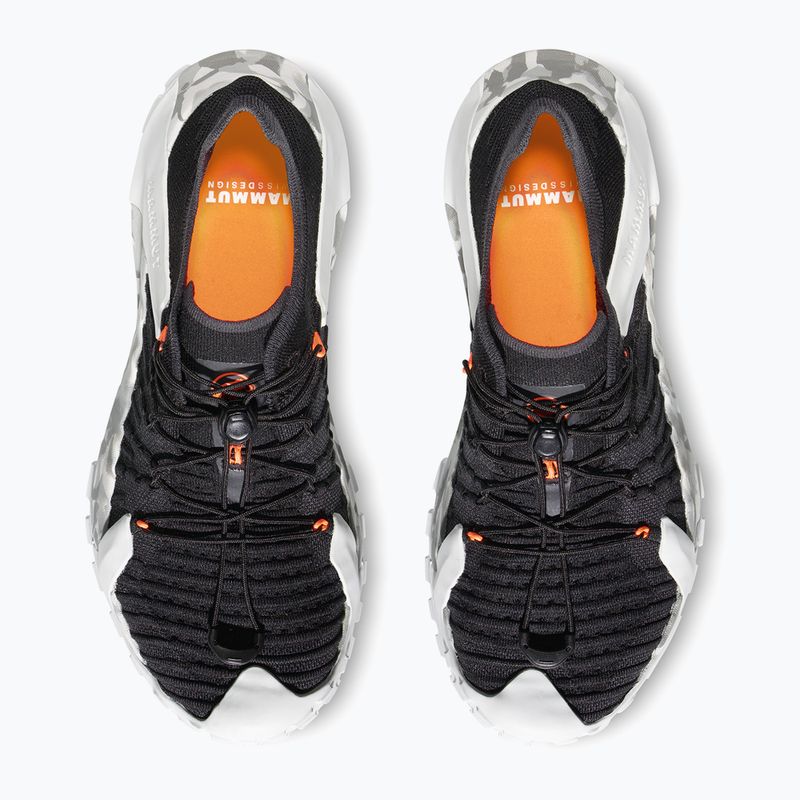 Mammut Hueco Knit II Low black/light ice gray дамска обувка за подход 3
