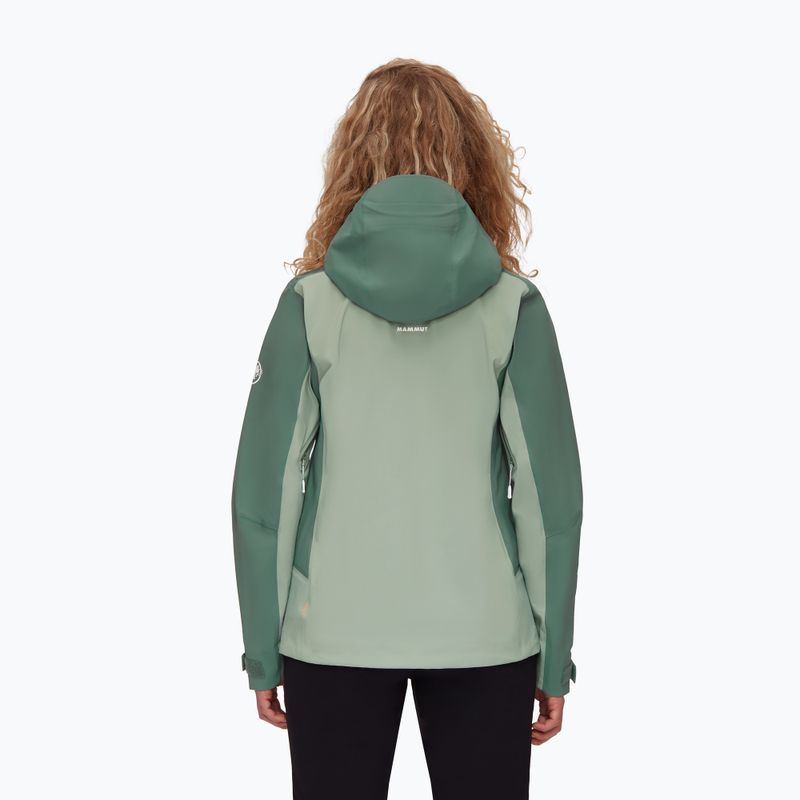Mammut Alto Guide HS Дъждобран с качулка за жени зелен 1010-29570-40240-114 2