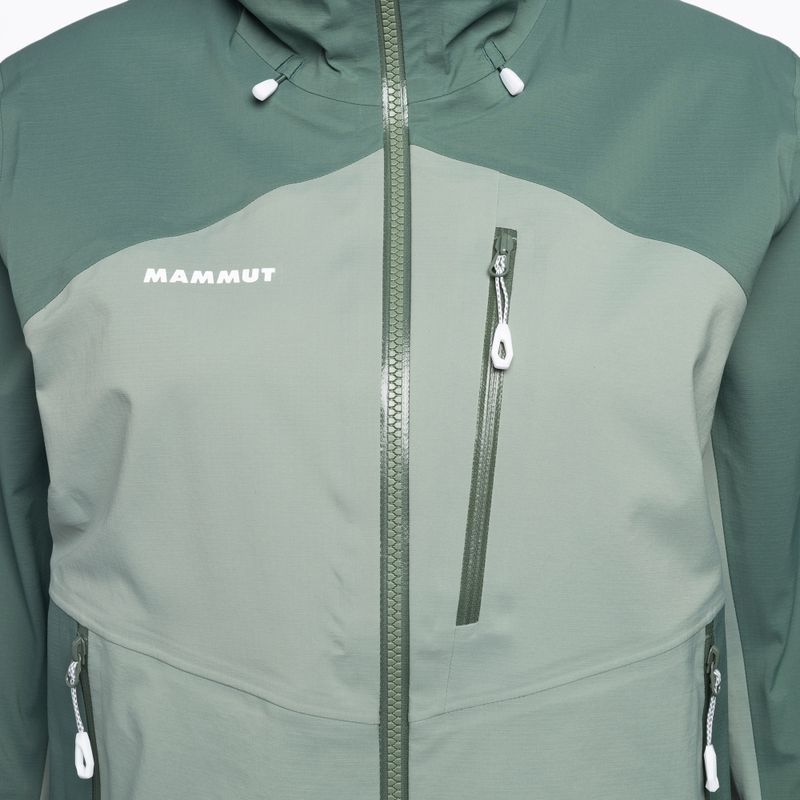 Mammut Alto Guide HS Дъждобран с качулка за жени зелен 1010-29570-40240-114 3