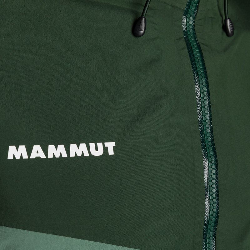 Мъжко дъждобранно яке Mammut Convey Tour HS с качулка dark jade/woods 3