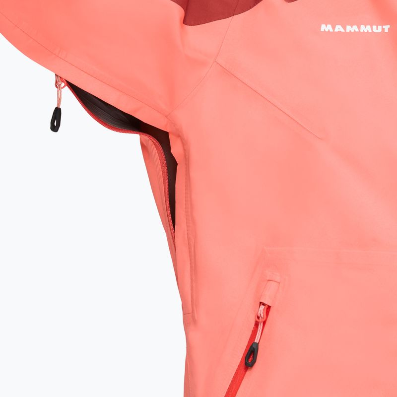 Mammut Convey Tour HS Дъждобран с качулка сьомга/теракота дамско яке 6