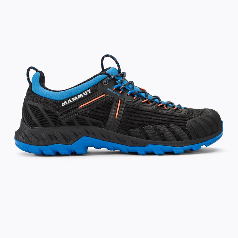 Мъжки обувки за преходи Mammut Alnasca Knit III Low GTX black/glacier blue 2