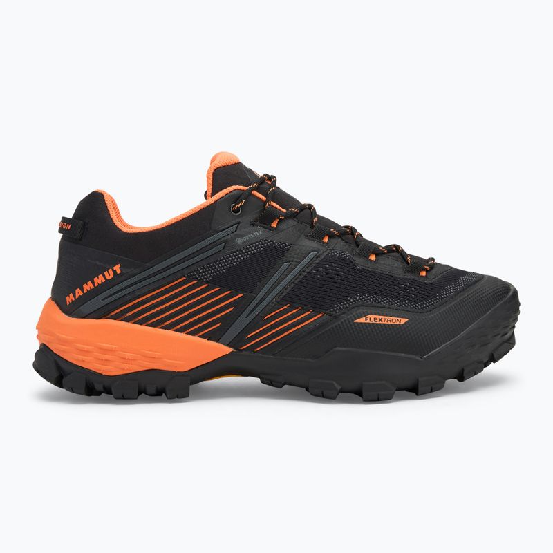 Мъжки обувки за трекинг Mammut Ducan II Low GTX black/ dark tangerine 2