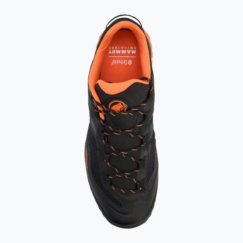 Мъжки обувки за трекинг Mammut Ducan II Low GTX black/ dark tangerine 5