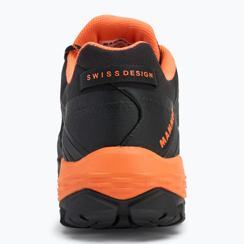 Мъжки обувки за трекинг Mammut Ducan II Low GTX black/ dark tangerine 6