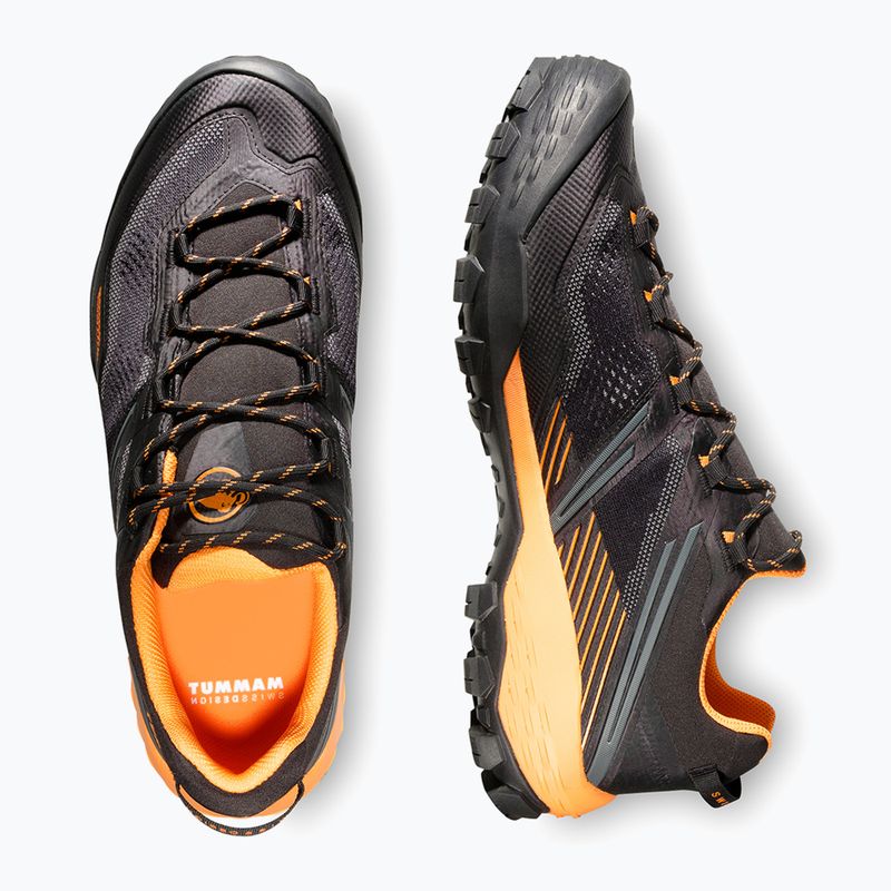 Мъжки обувки за трекинг Mammut Ducan II Low GTX black/ dark tangerine 13