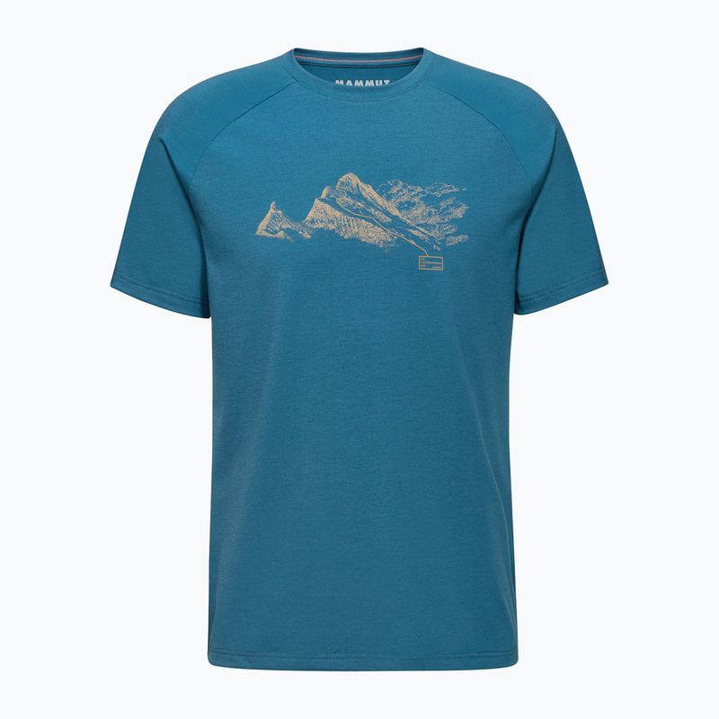 Мъжка тениска за трекинг Mammut Mountain Finsteraarhorn deep ice 4