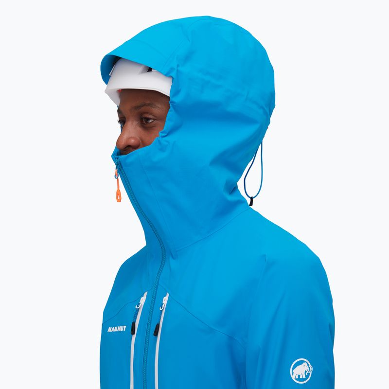 Мъжко дъждобранно яке Mammut Taiss HS с качулка Glacier Blue 4