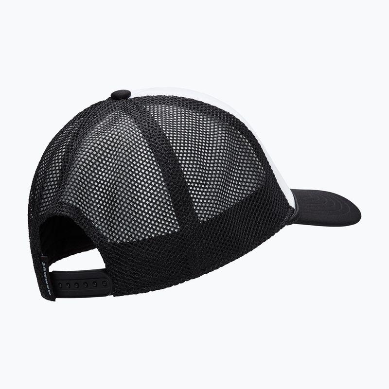 Мъжка шапка с козирка Mammut Crag Logo white/black 2